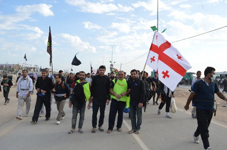 Gürcüstandan Ərbəin səfərində olan dindarlar vətənlərinə qayıtdı. (FOTO)