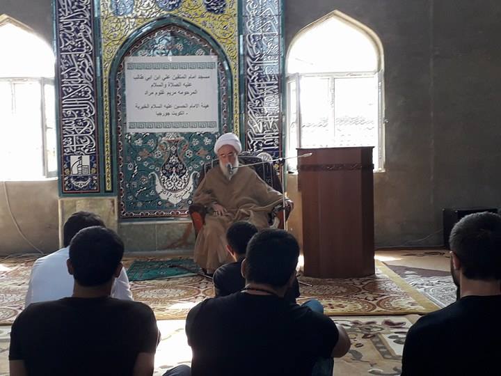 Ayətullah Şəbistəri Qardabani rayonunu ziyarət etdi (Foto)