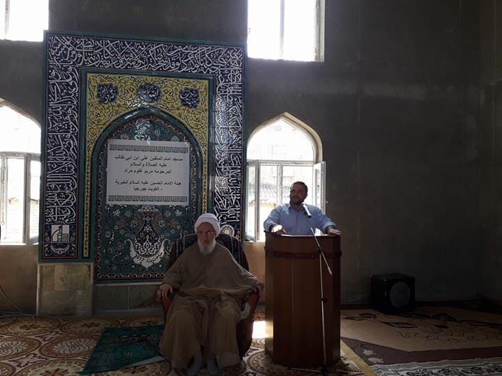 Ayətullah Şəbistəri Qardabani rayonunu ziyarət etdi (Foto)