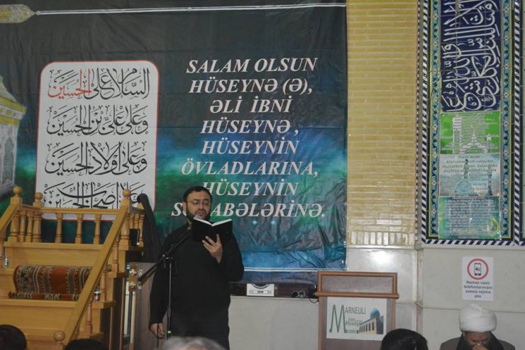 İmam Hüseyn (ə) məscidində ərbəin (qırx) mərasimi keçirildi (Foto)