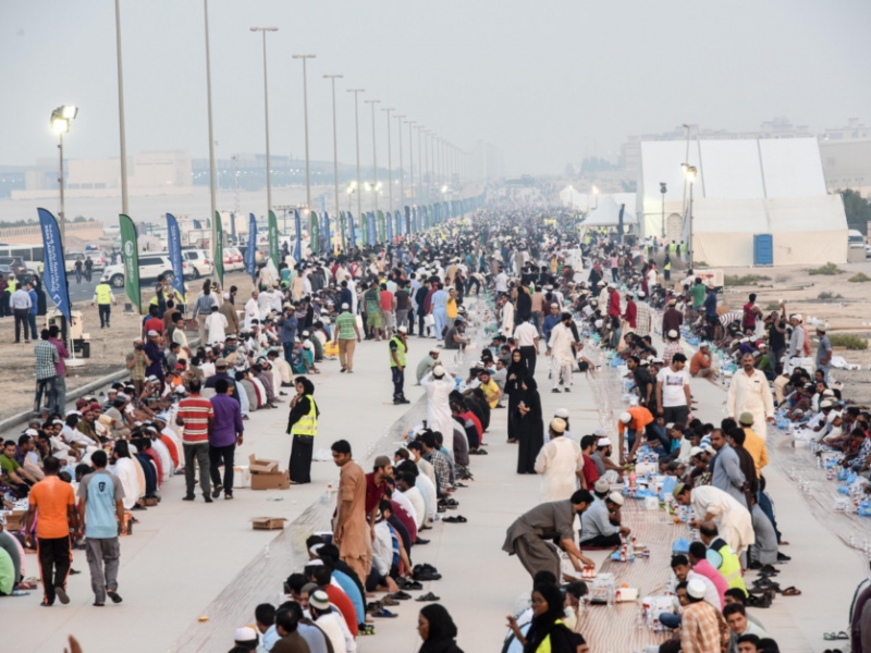 Dubayda verilən iftar Ginnesin rekordlar kitabına düşdü