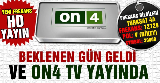 On4 TV yayıma başladı