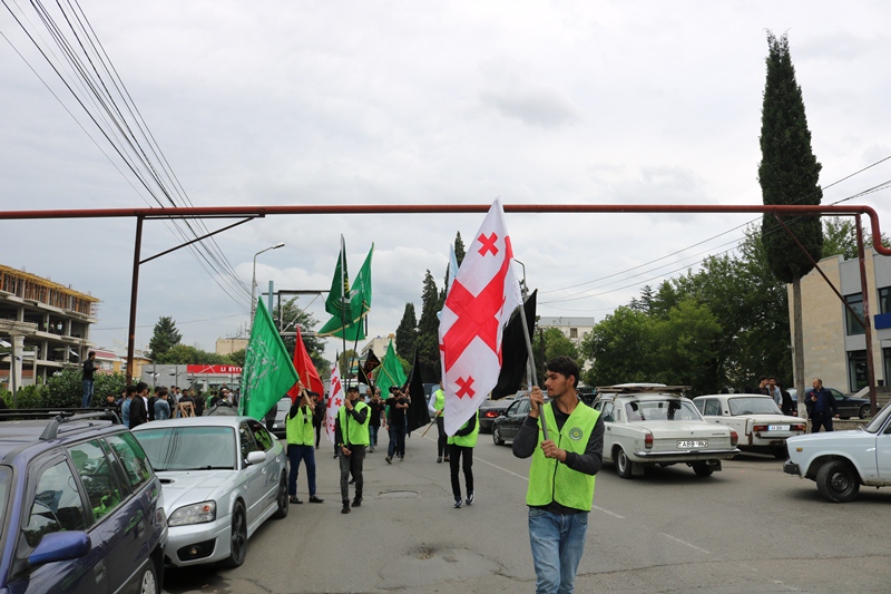 İzdihamlı "Tasua" yürüşü keçirildi (Foto)