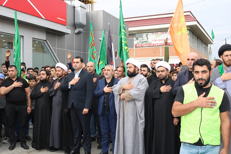 İzdihamlı "Tasua" yürüşü keçirildi (Foto)