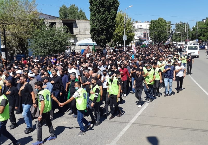 İzdihamlı "Tasua" yürüşü keçirildi (Foto-Video)