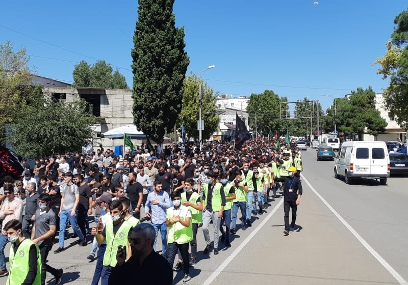 İzdihamlı "Tasua" yürüşü keçirildi (Foto-Video)