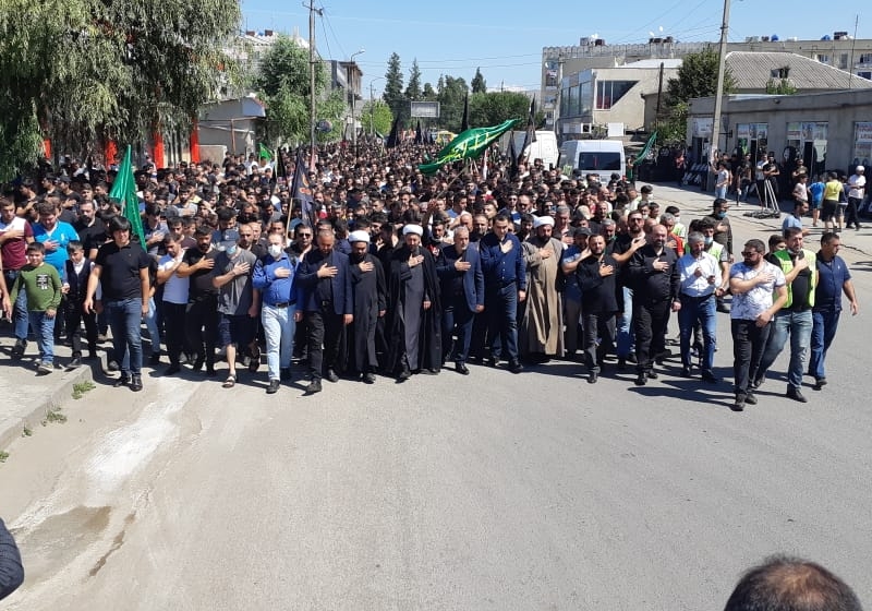 İzdihamlı "Tasua" yürüşü keçirildi (Foto-Video)