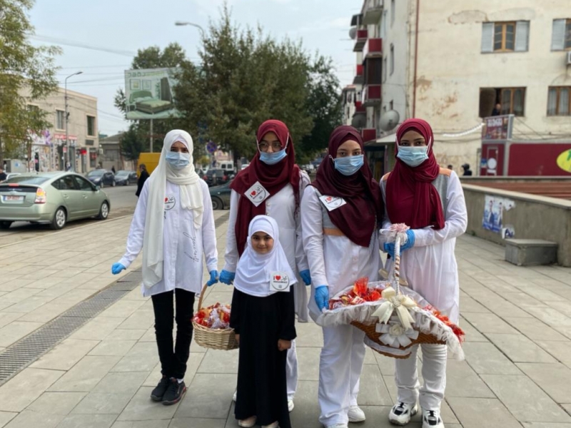 "Mən Peyğəmbərimi çox sevirəm" adlı aksiya keçirilib (Foto)