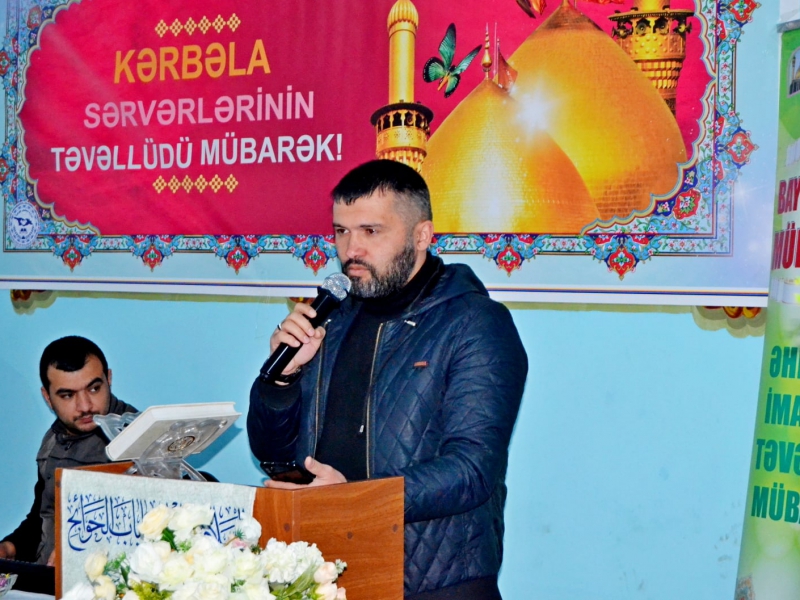 MARNEULİDƏ KƏRBƏLA SƏRVƏRLƏRİNİN TƏVƏLLÜDÜ MÜNASİBƏTİ İLƏ TƏDBİR KEÇİRİLİB (Foto)