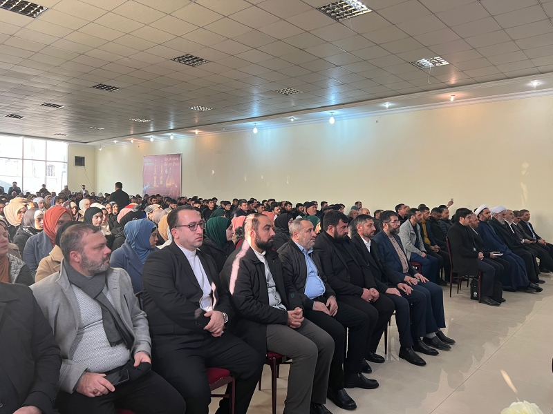 Marneulidə "Həzrəti Fatimeyi-Zəhranın (s.ə) şəxsiyyət və məqamı" mövzusunda seminar keçirildi (Foto)