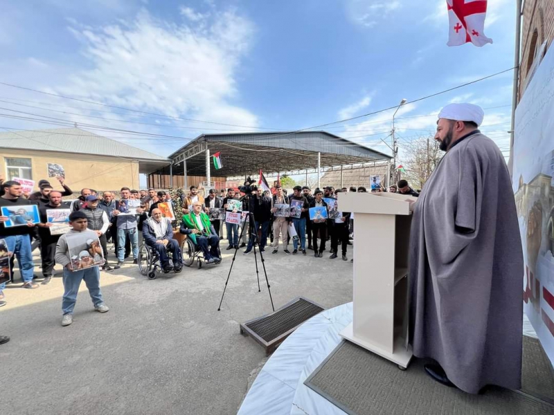 Marneulidə Qüds mərasimi keçirilib (FOTO)